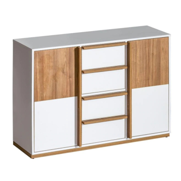Cortex Evado White&walnut Large Sideboard