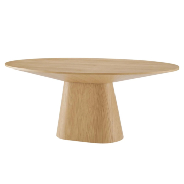 Modway Provision 75" Oval Dining Table-Oak
