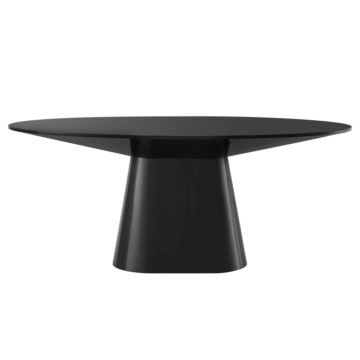 Modway Provision 75" Oval Dining Table-Black