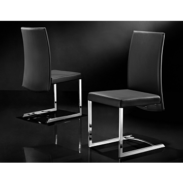 Fabio Side Chair | Creative Furniture-Black