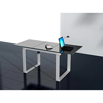 Cortex Simple Glass Top Dining Table