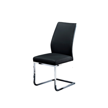 Fiore Dining Chair | Creative Furniture-Eco-Leather, Black