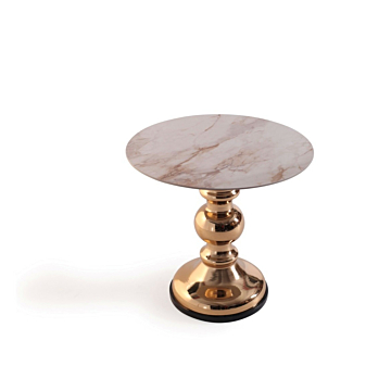 Focus End Table, Gold | Creative Furniture