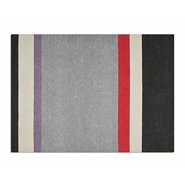 Calligaris Follower Contemporary Colored Wool Rug-Red