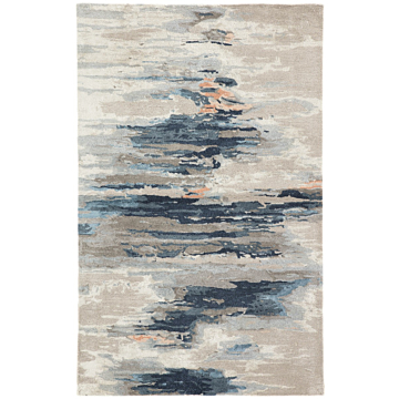 Jaipur Living Genesis Handmade Abstract Blue Pink Area Rug