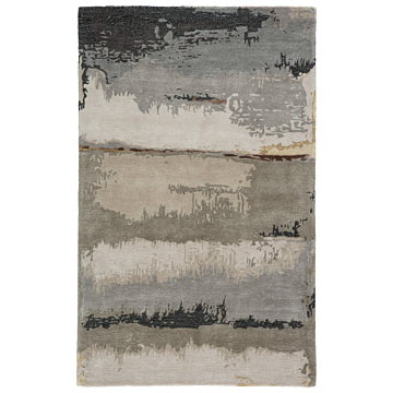 Jaipur Living Juna Handmade Abstract Black Taupe Area Rug