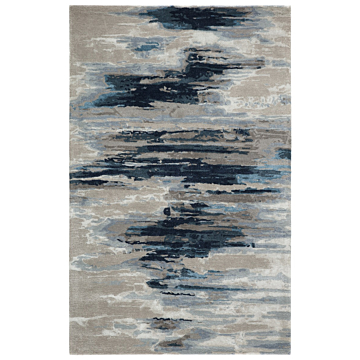 Jaipur Living Ryenn Handmade Abstract Dark Blue Gray Area Rug