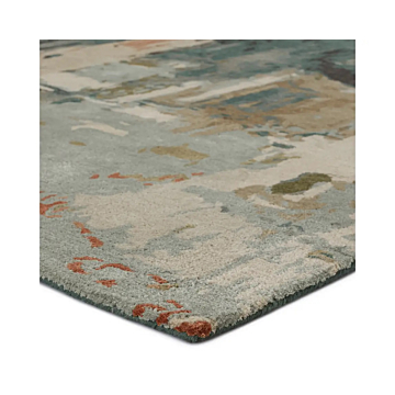 Jaipur Living Luella Handmade Abstract Green Gray Area Rug