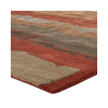 Jaipur Living Juna Handmade Abstract Red Brown Area Rug