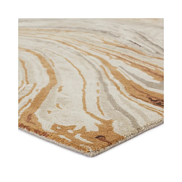 Jaipur Living Atha Handmade Abstract Gold Light Taupe Area Rug