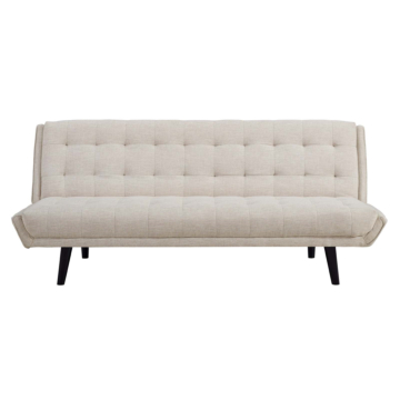 Modway Glance Tufted Convertible Fabric Sofa Bed-Beige