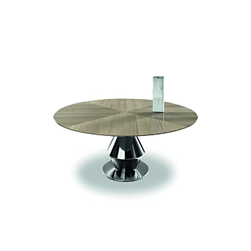 Costantini Pietro Grand Palais Round Dining Table with Wooden Base