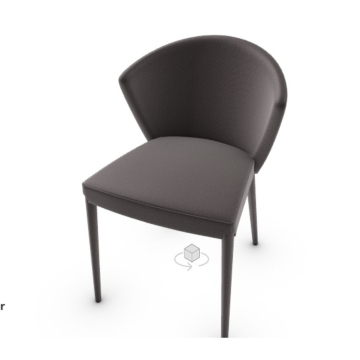 Calligaris Amélie CS1442 Fully Upholstered Chair | Special Order