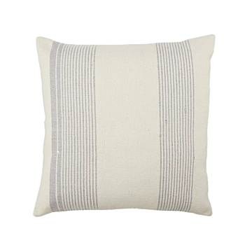 Jaipur Living Parque Indoor/ Outdoor Striped Poly Fill Pillow 20 inch-Light Gray