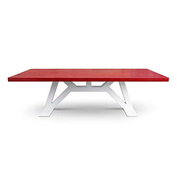 Cortex Grog Dining Table, Red