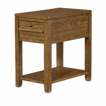 Hammary Downtown Chairside Table-Oak