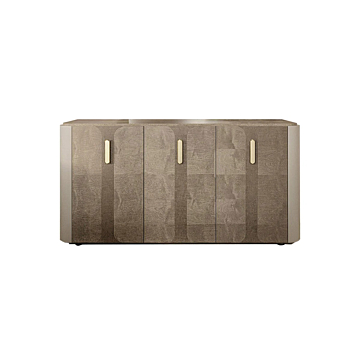 Hebe Modern 3-Door Wood Buffet by ALF Uno - Italian Designer Storage Cabinet