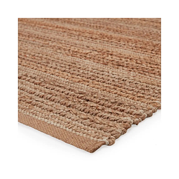 Jaipur Living Clifton Natural Solid Tan White Area Rug