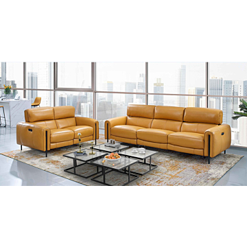 Charm Modern, Leather Living Room Set with Recliners | Creative Furniture