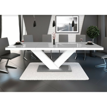 Cortex Victoria Dining Table with Grey Top and Base