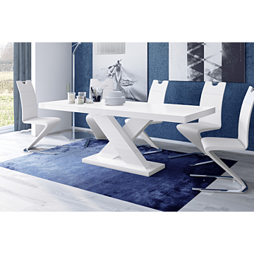 Cortex Xenon Dining Table, White