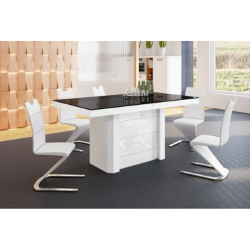 Cortex Kolos Dining Table with Black Top