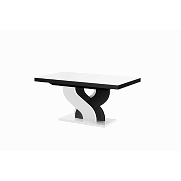 Cortex Bella Dining Table with White Top and Base