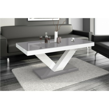 Cortex Victoria Coffee Table with Grey Top and Base