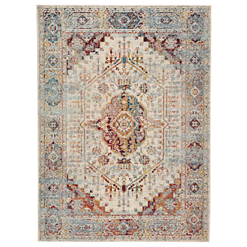 Jaipur Living Elowen Indoor Outdoor Medallion Multicolor Orange Runner Rug