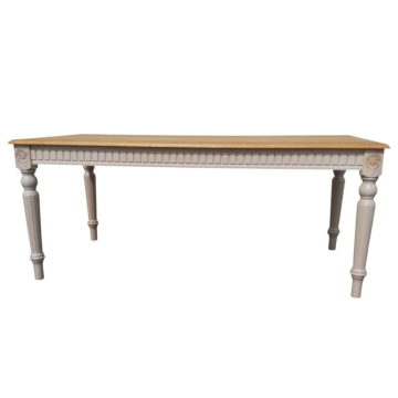 Cortex Badi Rectangular Solid Wood Dining Table