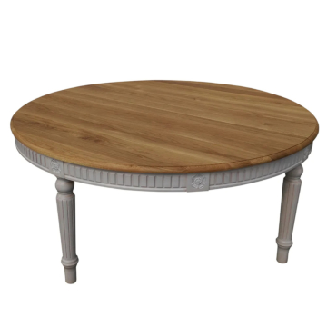 Cortex Badi Solid Wood Round Dining Table Fl 120