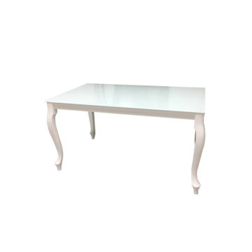 Cortex Retro Glass Top Dining Table