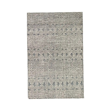 Jaipur Living Abelle Hand-Knotted Medallion Gray White Area Rug 