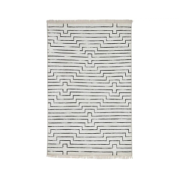 Jaipur Living Alloy Handmade Geometric White Black Area Rug 