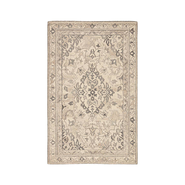 Jaipur Living Arabia Handmade Floral White/ Gray Area Rug