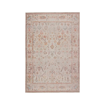 Jaipur Living Avin Oriental Blush Cream Runner Rug