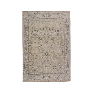 Jaipur Living Avin Oriental Green Blue Runner Rug