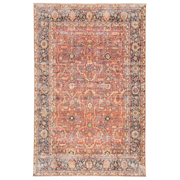 Jaipur Living Avonlea Oriental Blue/ Orange Area Rug