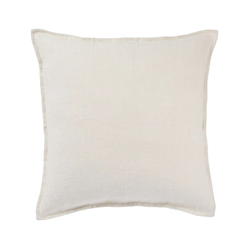 Jaipur Living Blanche Solid Ivory Down and Poly Fill Throw Pillow 22 inch