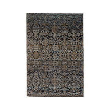 Jaipur Living Bodega Indoor/ Outdoor Trellis Dark Blue/ Gold Area Rug