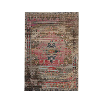 Jaipur Living Cicero Indoor/ Outdoor Medallion Pink/ Taupe Area Rug