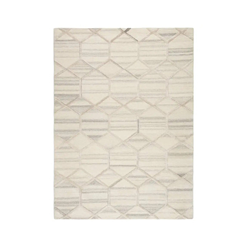 Jaipur Living Cleveland Handmade Geometric Cream/ Gray Area Rug