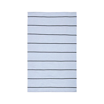 Jaipur Living Corbina Indoor/ Outdoor Striped Light Blue Gray Area Rug
