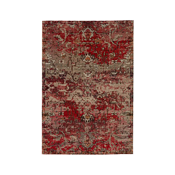 Jaipur Living Fayette Indoor/ Outdoor Oriental Red/ Beige Area Rug