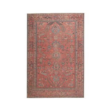 Jaipur Living Galina Oriental Red Blue Runner Rug