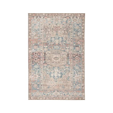 Jaipur Living Geonna Medallion Blue Beige Runner Rug