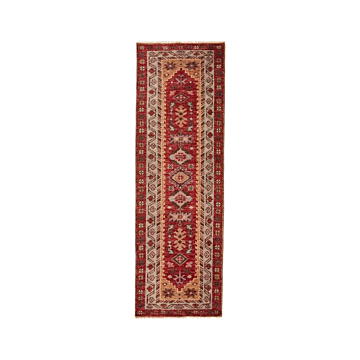 Jaipur Living Kyrie Hand-Knotted Floral Red/ Yellow Runner Rug
