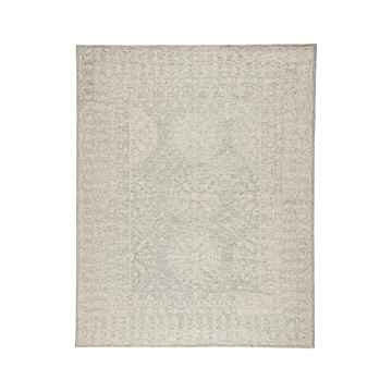 Jaipur Living Linde Handmade Medallion Gray/ White Area Rug