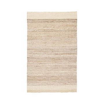 Jaipur Living Mallow Natural Bordered White Tan Area Rug 