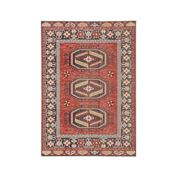 Jaipur Living Miner Indoor/ Outdoor Medallion Red/ Yellow Area Rug